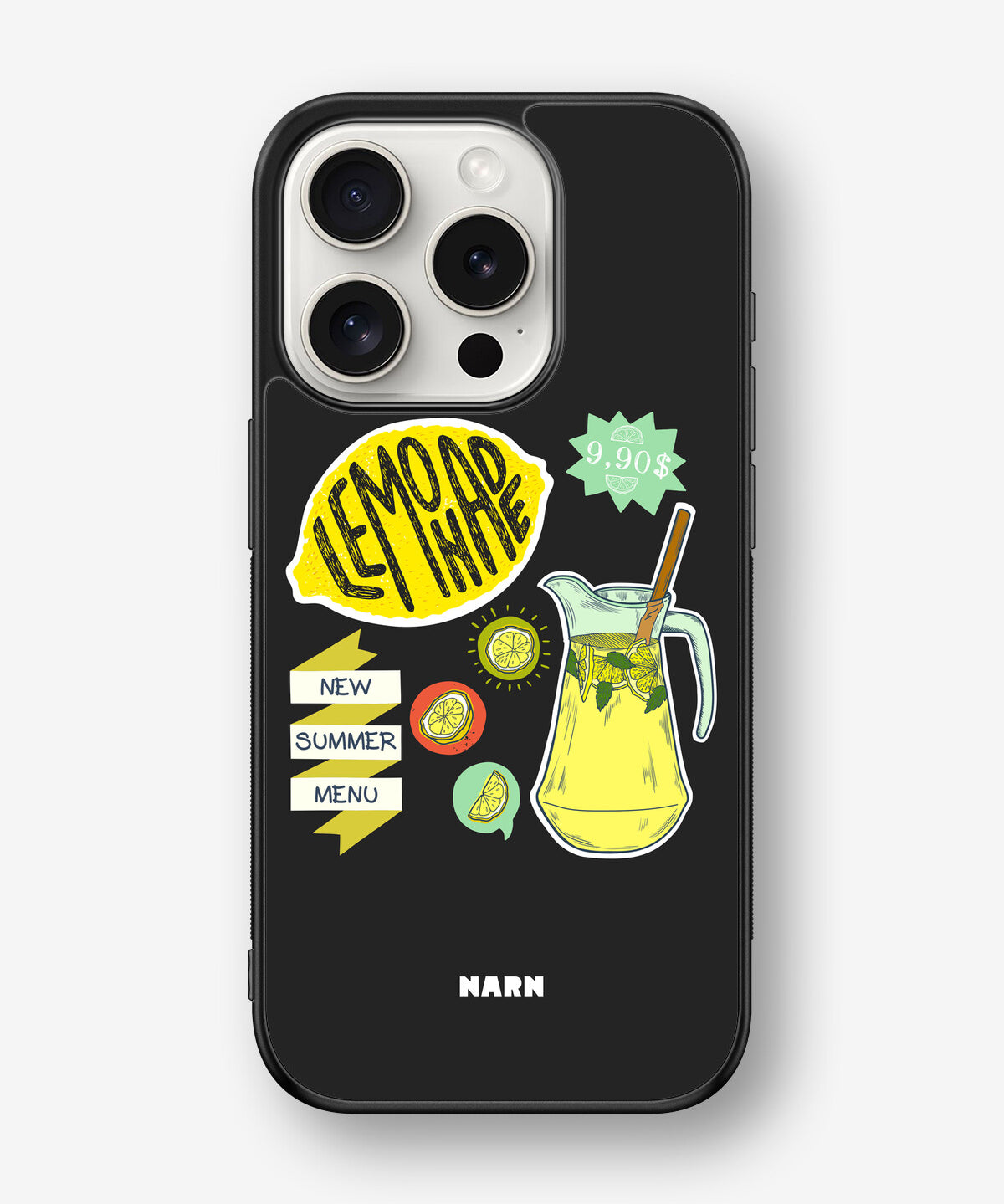 iPhone 15 Pro Hard Case – Lemon Summer - View 1