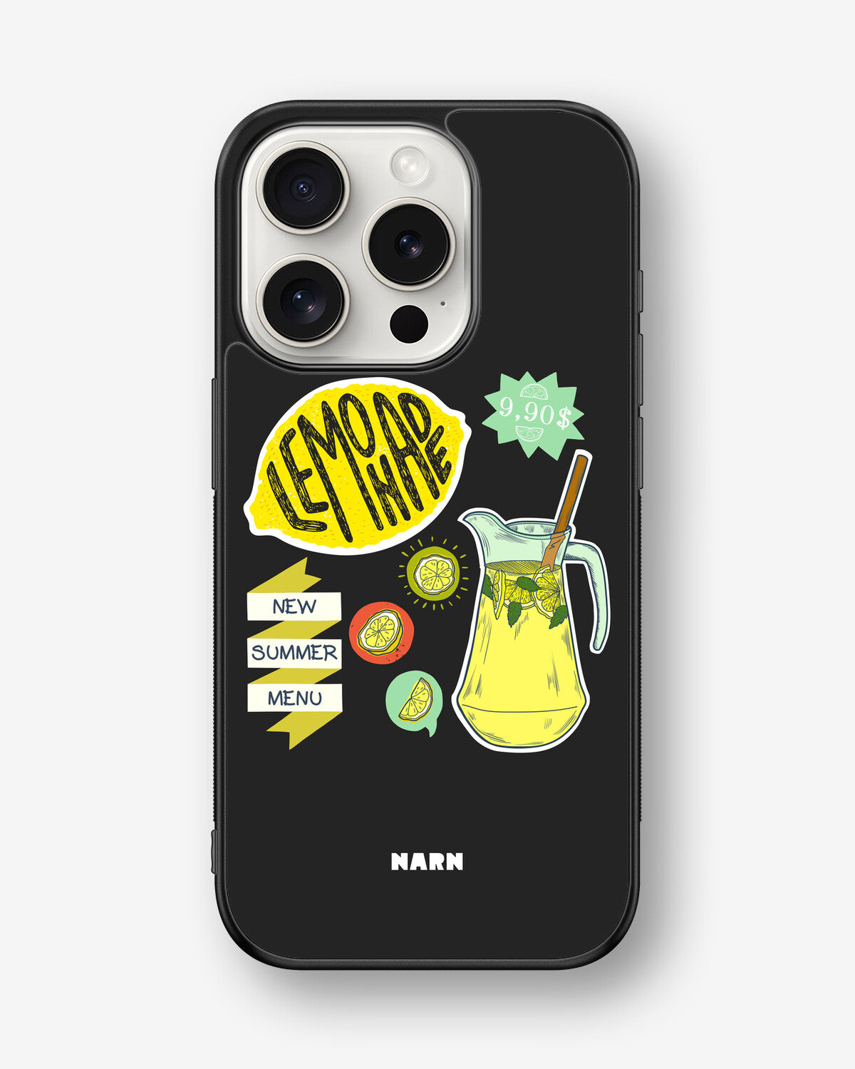 iPhone 15 Pro Hard Case – Lemon Summer - View 1