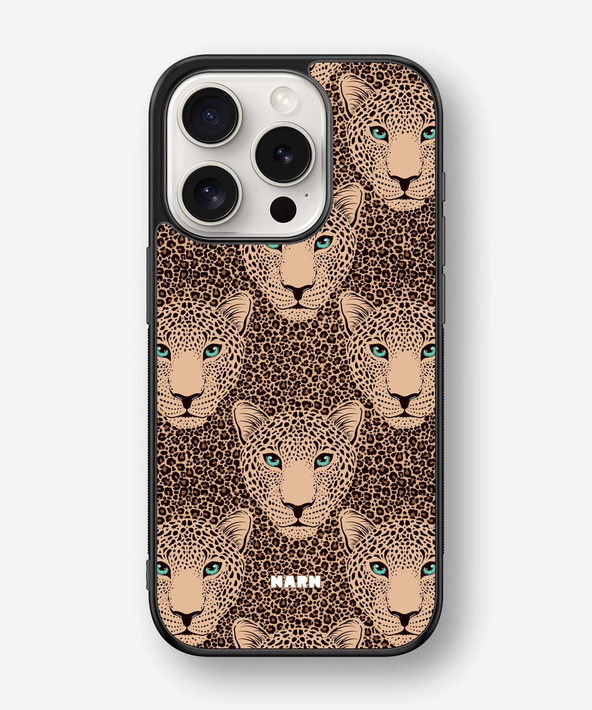 iPhone 15 Pro Hard Case – Leopard Gaze - View 1