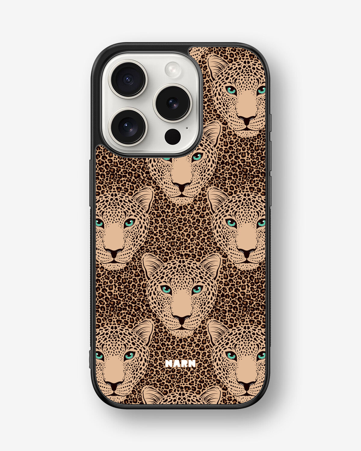 iPhone 15 Pro Hard Case – Leopard Gaze - View 1