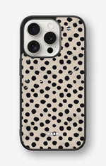iPhone 15 Pro Hard Case – Marble Dots - View 1