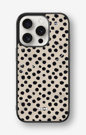 iPhone 15 Pro Hard Case – Marble Dots - View 1