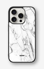 iPhone 15 Pro Hard Case – Milky Marble - View 1