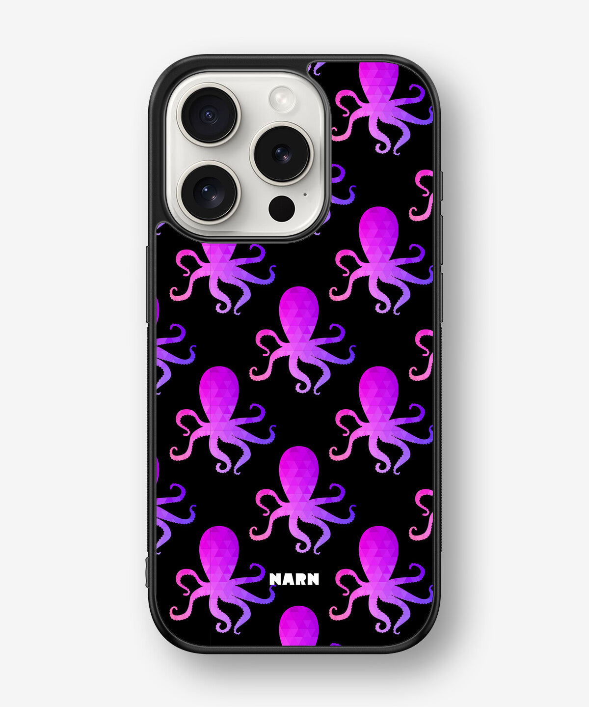 iPhone 15 Pro Hard Case – Octopus Pattern - View 1