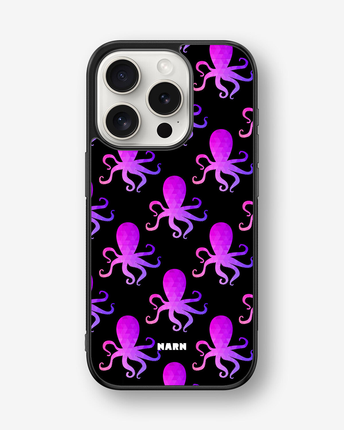 iPhone 15 Pro Hard Case – Octopus Pattern - View 1