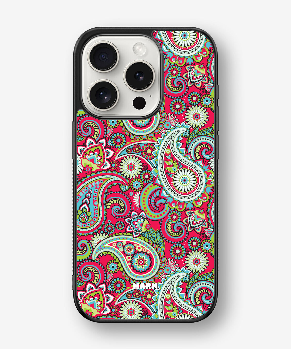 iPhone 15 Pro Hard Case – Paisley Paradise - View 1