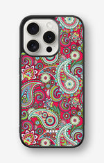 iPhone 15 Pro Hard Case – Paisley Paradise - View 1