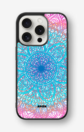 iPhone 15 Pro Hard Case – Pastel Mandala - View 1