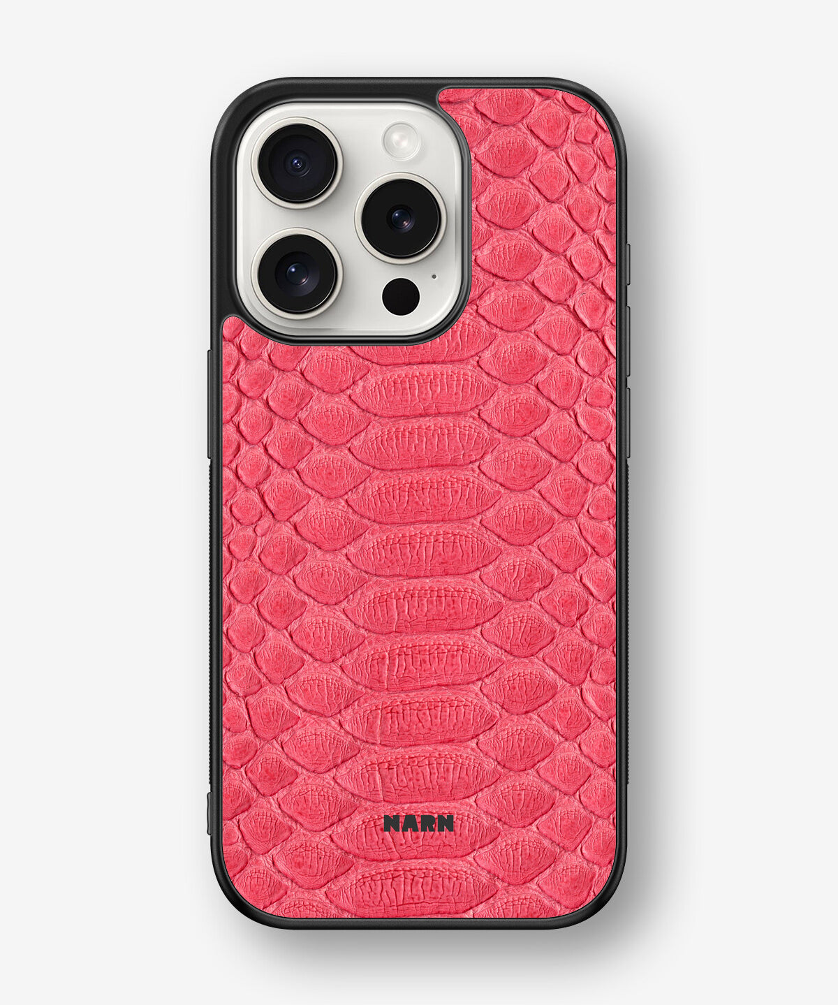 iPhone 15 Pro Hard Case – Pink Snake - View 1