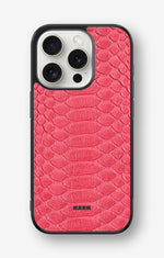 iPhone 15 Pro Hard Case – Pink Snake - View 1