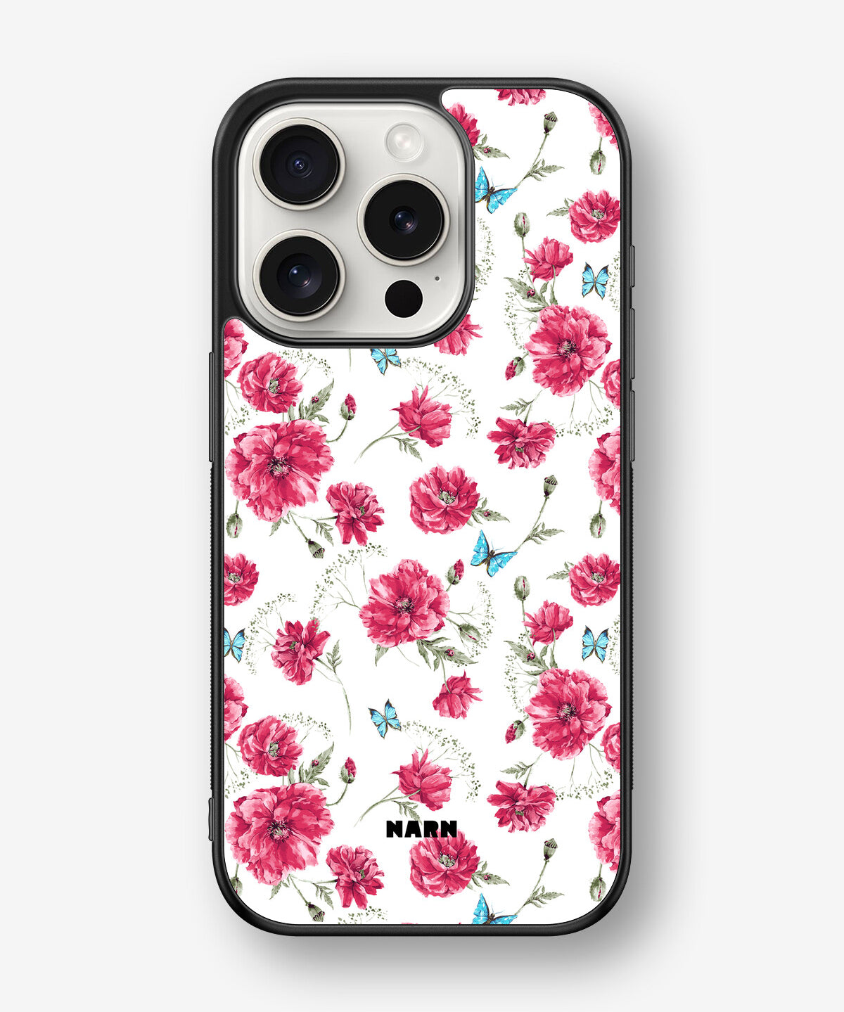 iPhone 15 Pro Hard Case – Poppies in Bloom - View 1