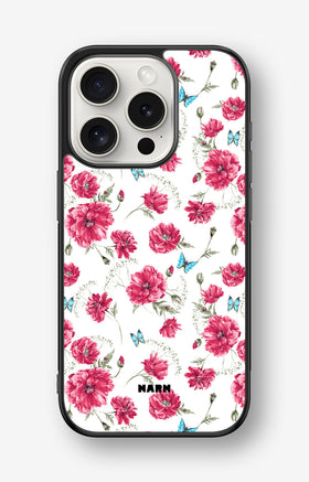 iPhone 15 Pro Hard Case – Poppies in Bloom - View 1