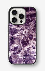 iPhone 15 Pro Hard Case – Purple Marble - View 1