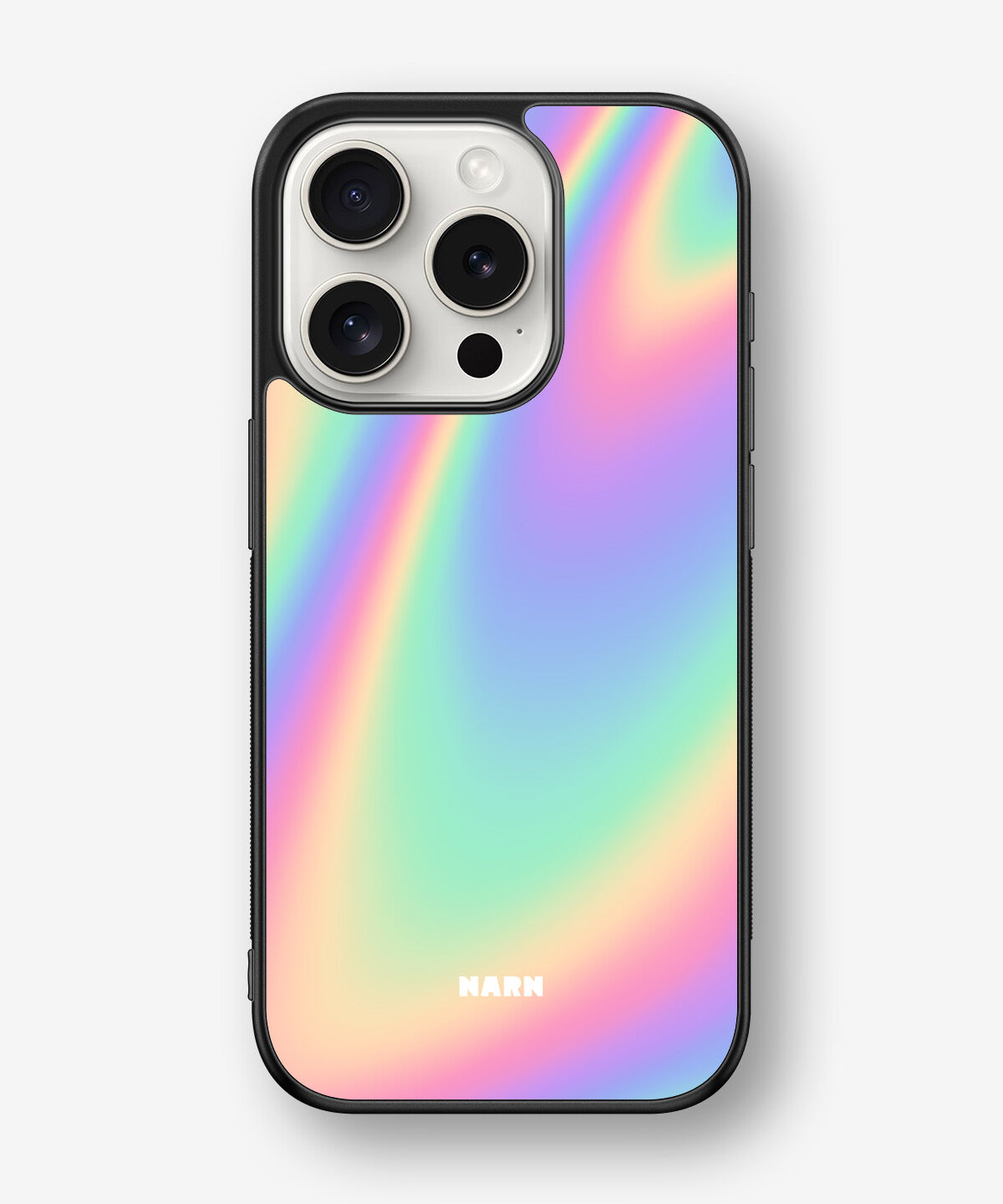 iPhone 15 Pro Hard Case – Rainbow Haze - View 1
