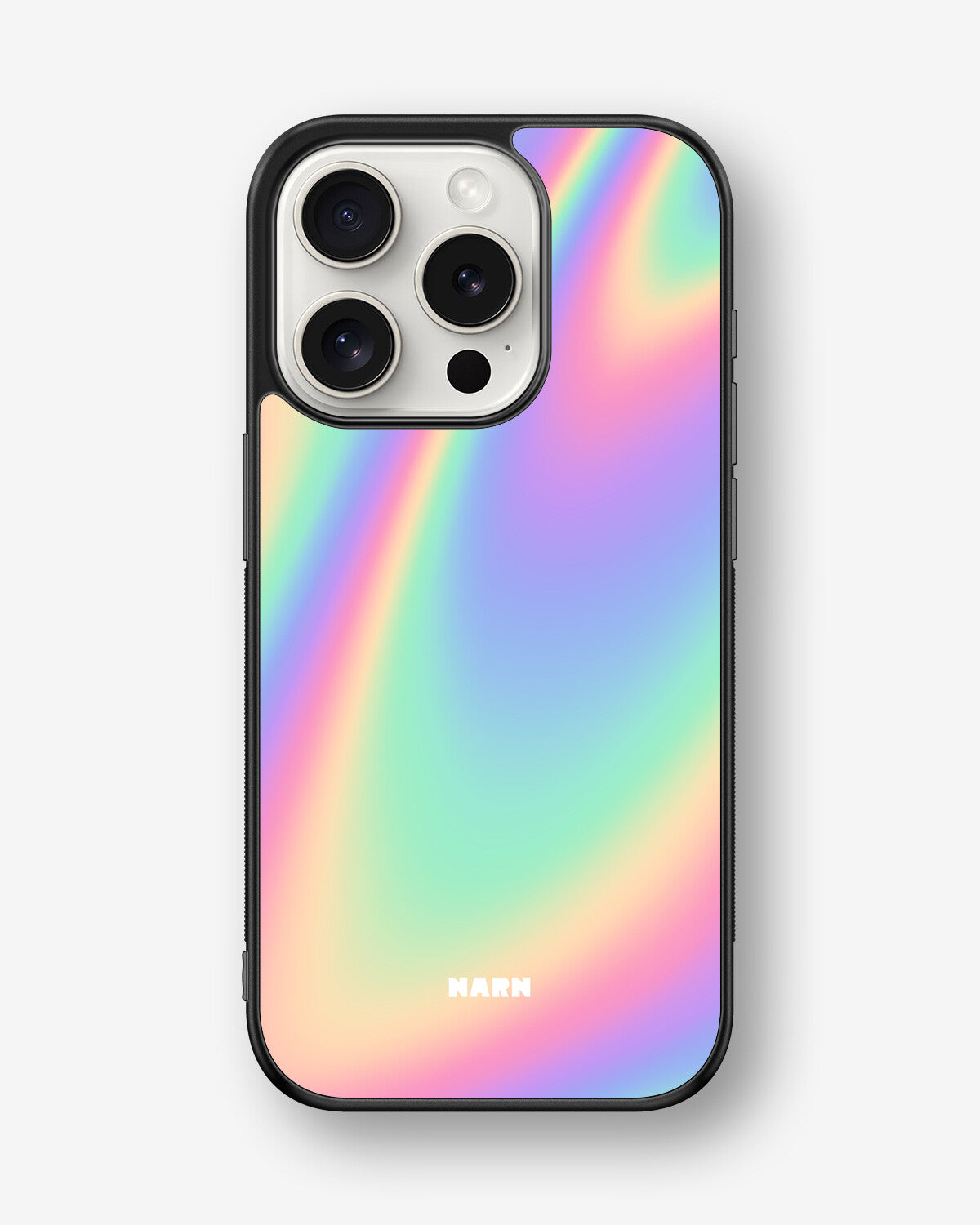 iPhone 15 Pro Hard Case – Rainbow Haze - View 1