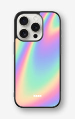 iPhone 15 Pro Hard Case – Rainbow Haze - View 1