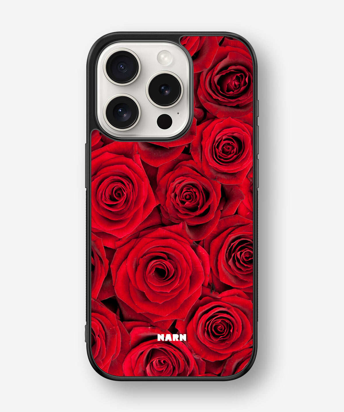 iPhone 15 Pro Hard Case – Red Roses - View 1