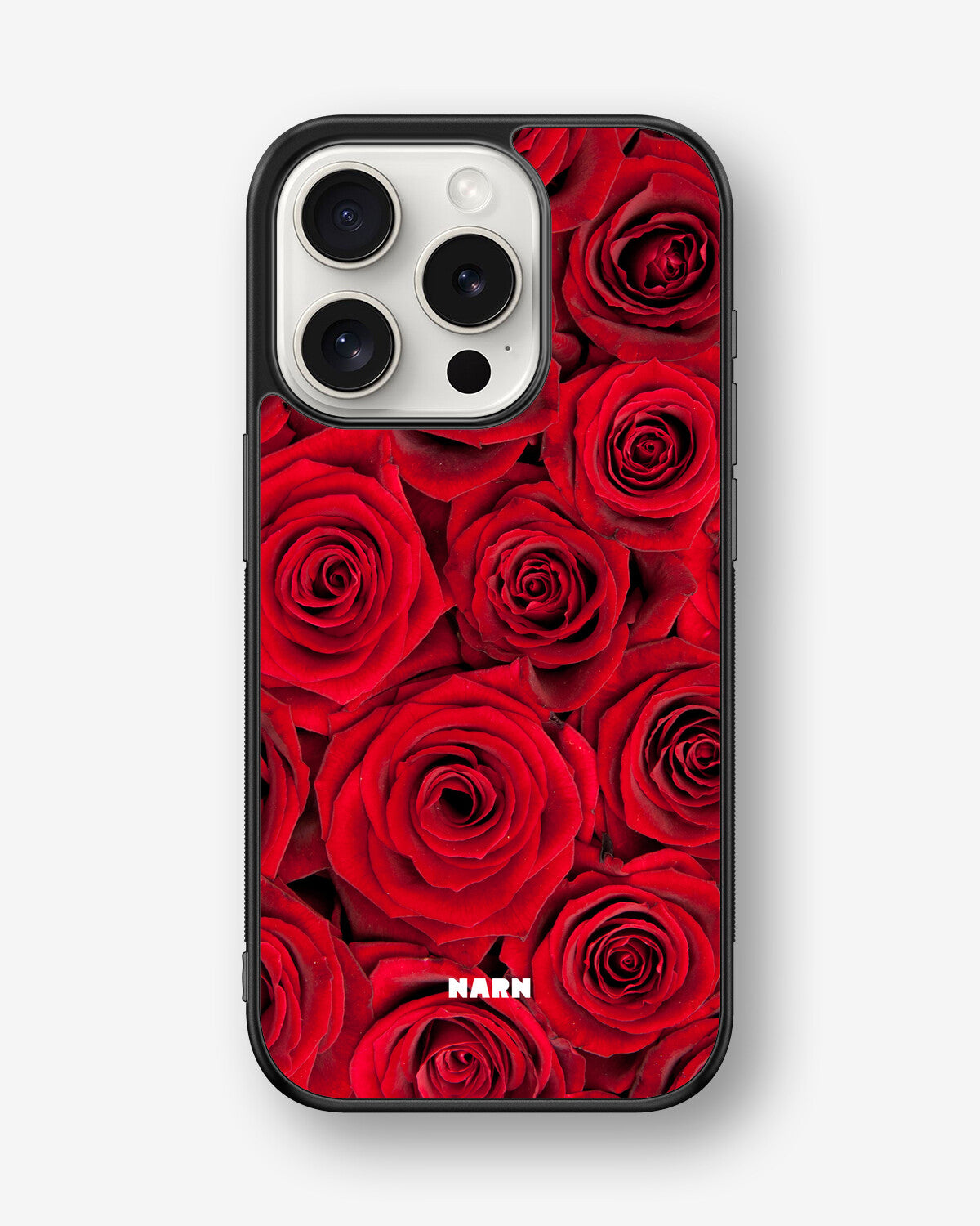 iPhone 15 Pro Hard Case – Red Roses - View 1