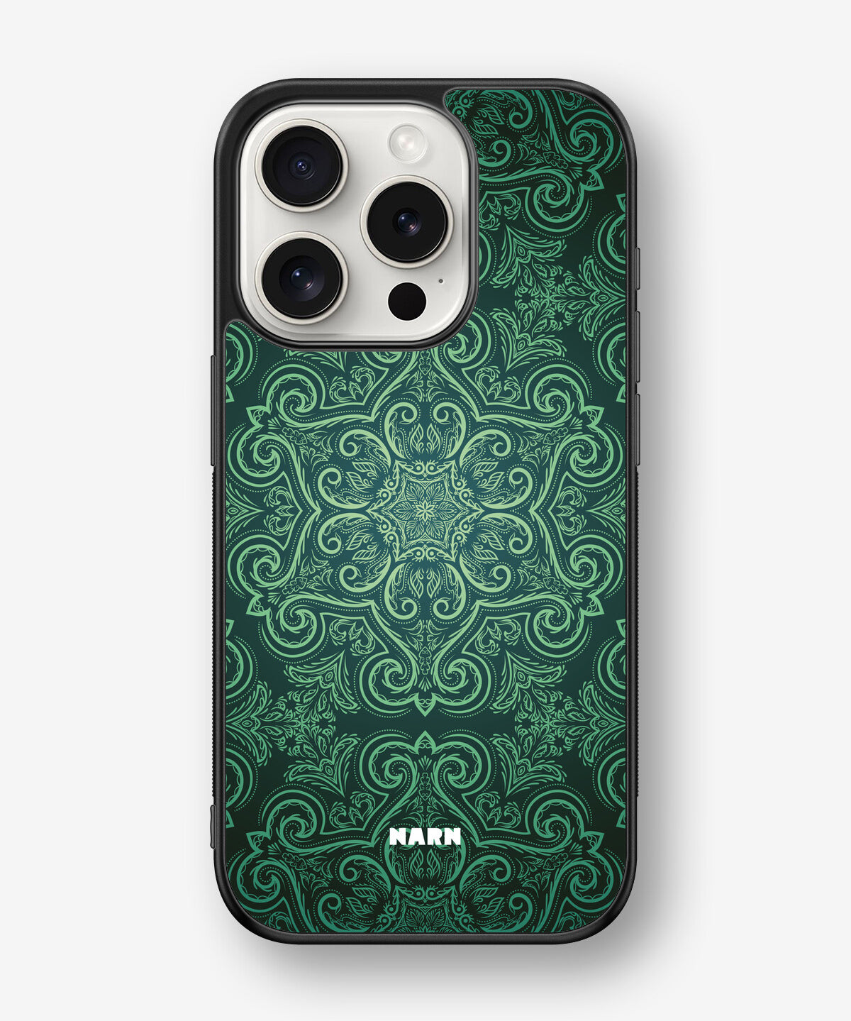 iPhone 15 Pro Hard Case – Retro Forest - View 1