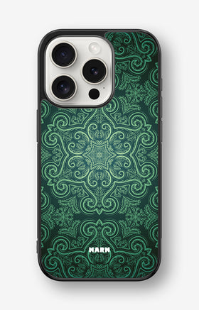 iPhone 15 Pro Hard Case – Retro Forest - View 1