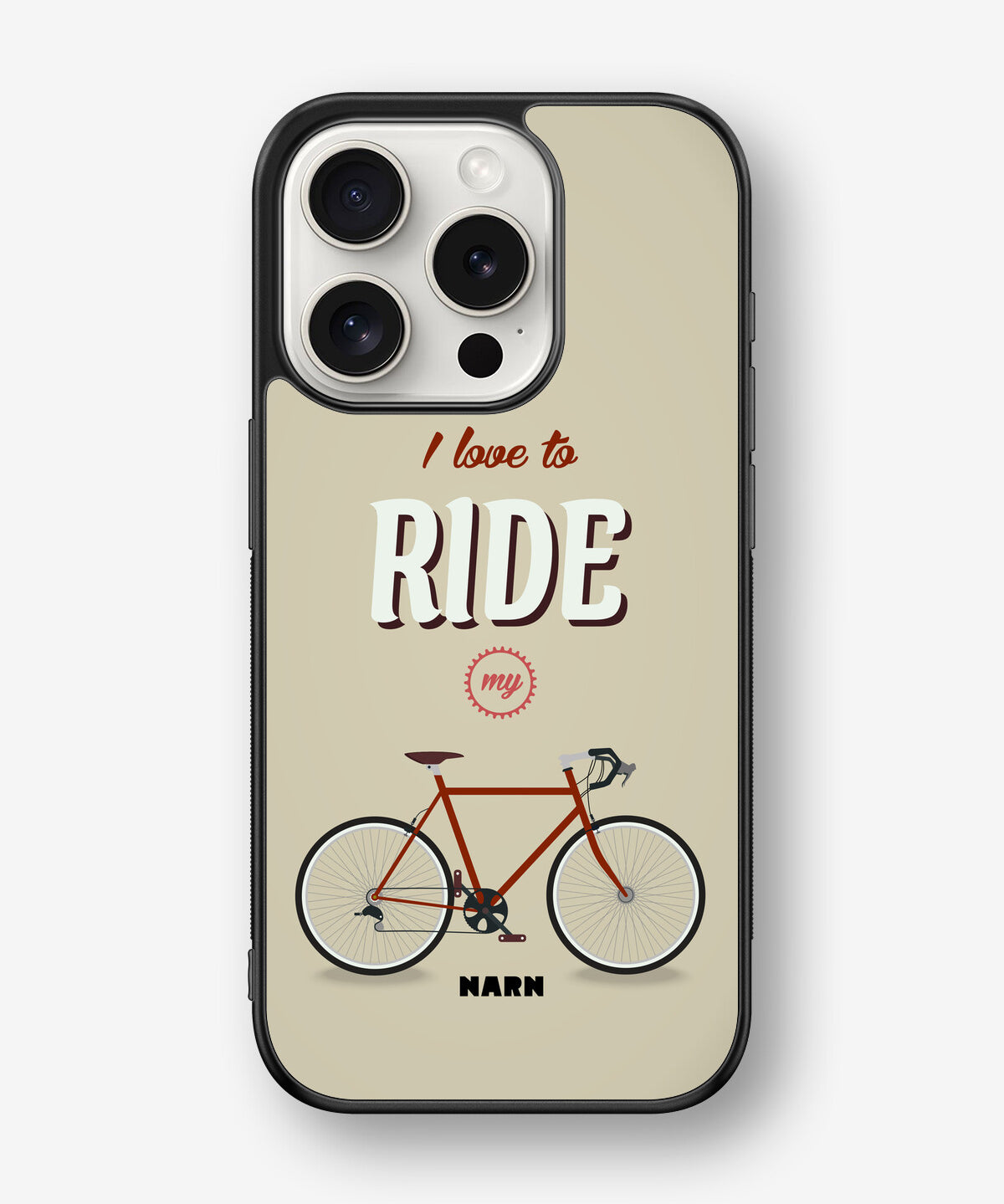 iPhone 15 Pro Hard Case – Ride My Bicycle - View 1