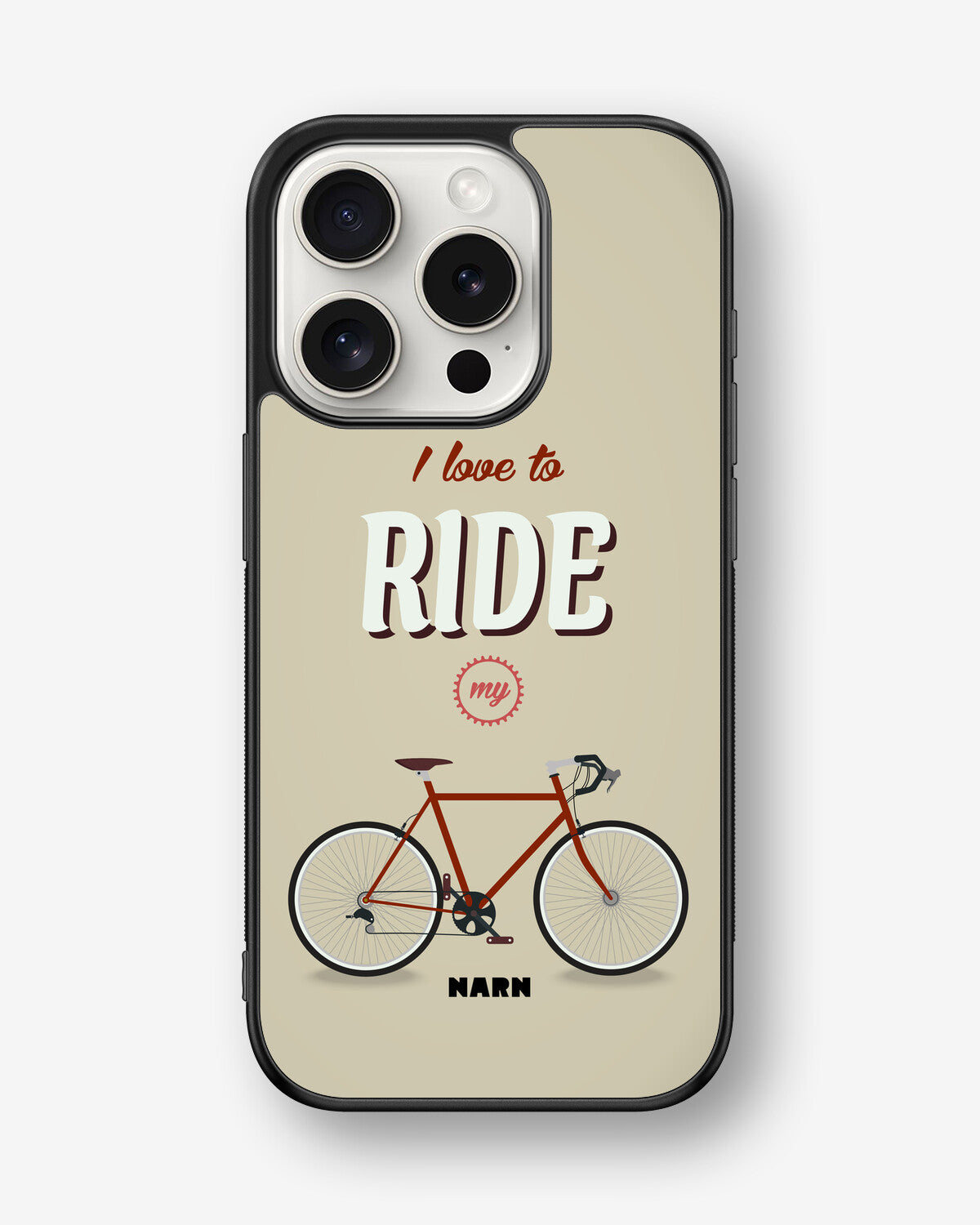 iPhone 15 Pro Hard Case – Ride My Bicycle - View 1