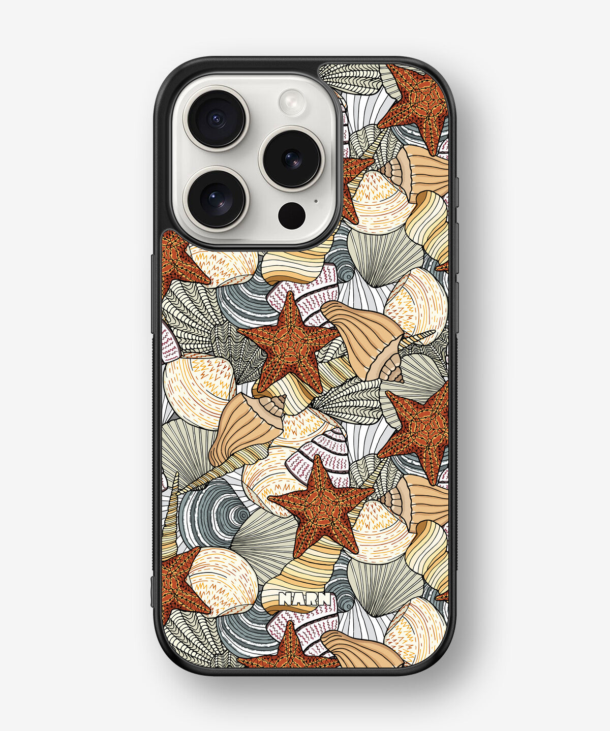 iPhone 15 Pro Hard Case – Sea Shells - View 1