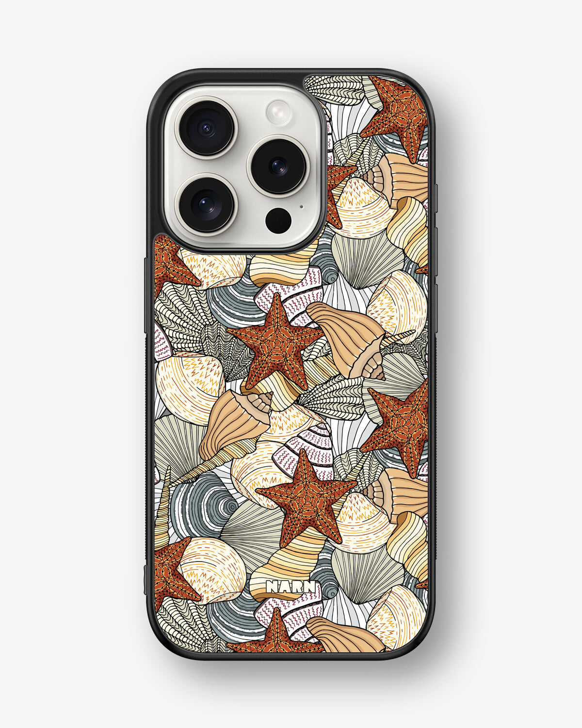 iPhone 15 Pro Hard Case – Sea Shells - View 1