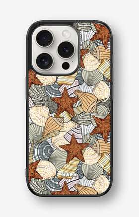 iPhone 15 Pro Hard Case – Sea Shells - View 1