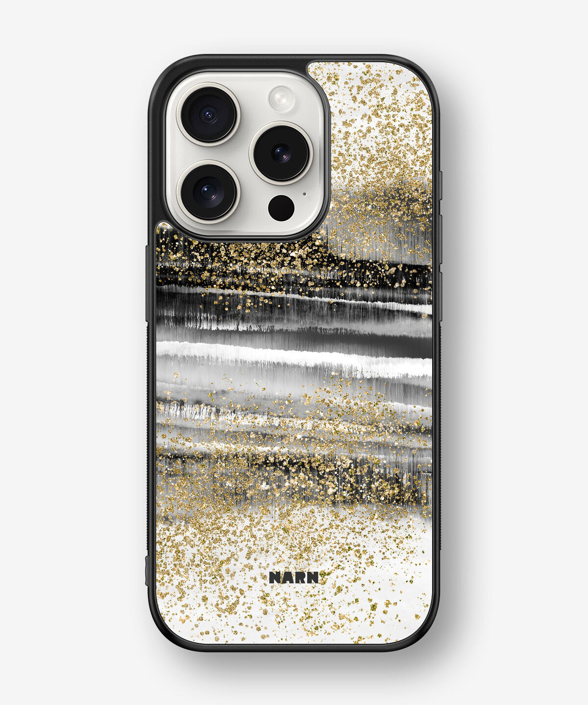 iPhone 15 Pro Hard Case – Sparkly Tie Dye - View 1