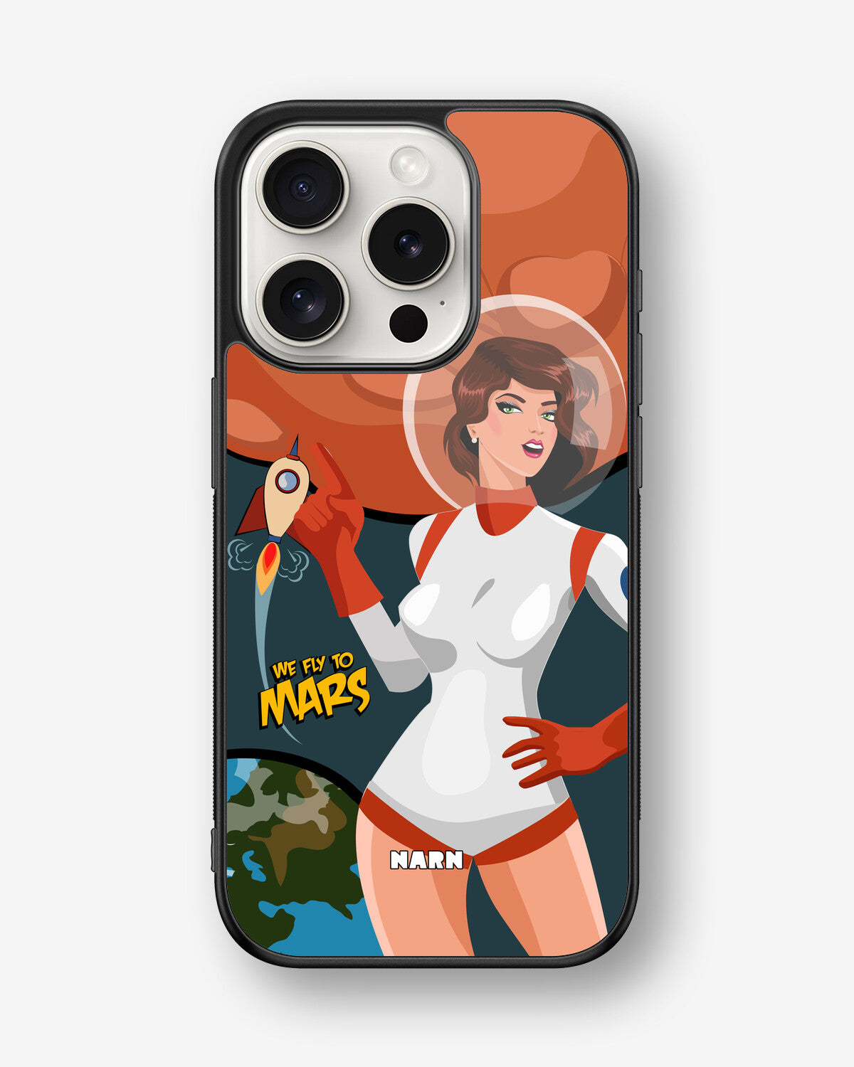 iPhone 15 Pro Hard Case – We Fly To Mars - View 1