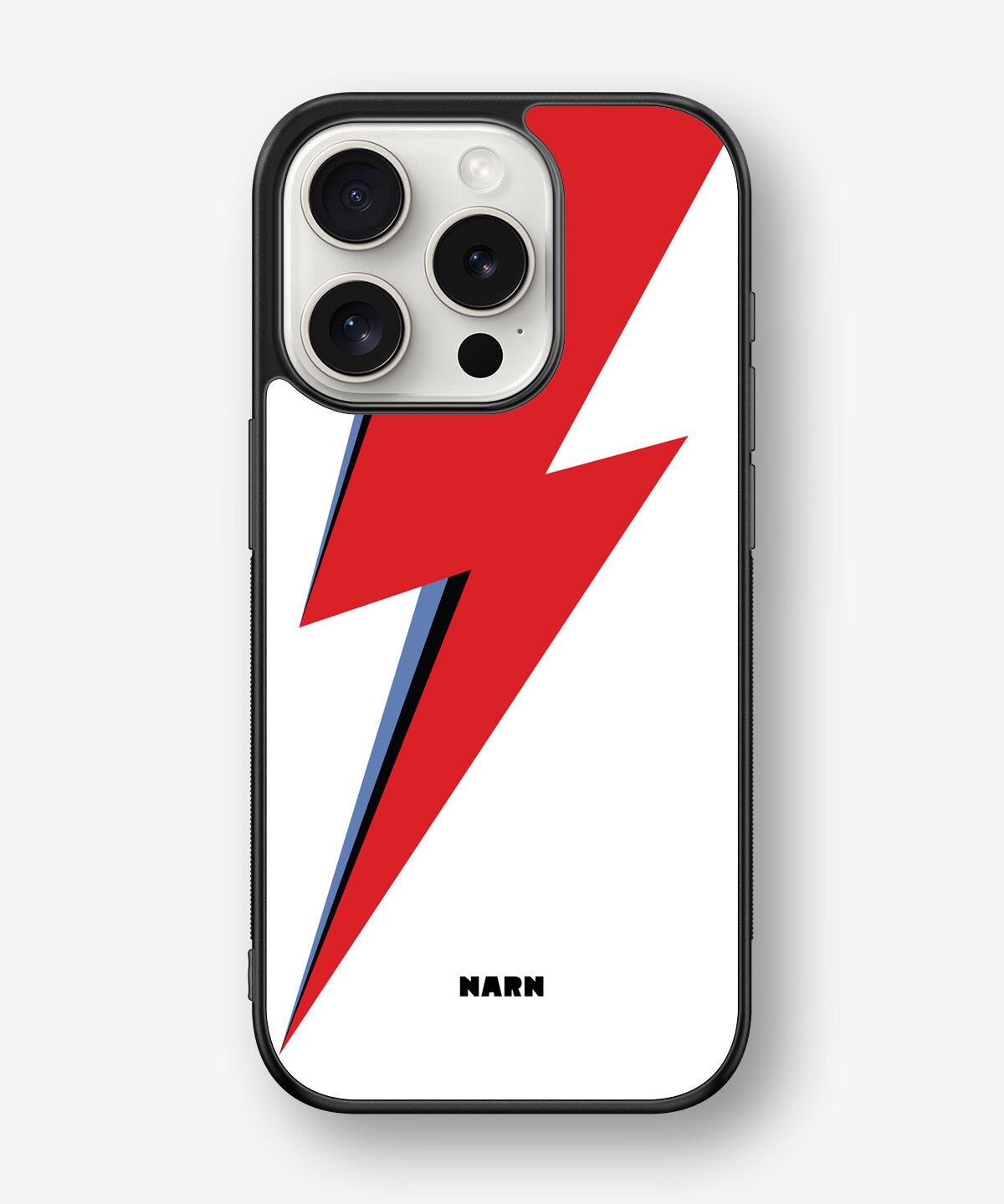 iPhone 15 Pro Hard Case – White Bowie  - View 1