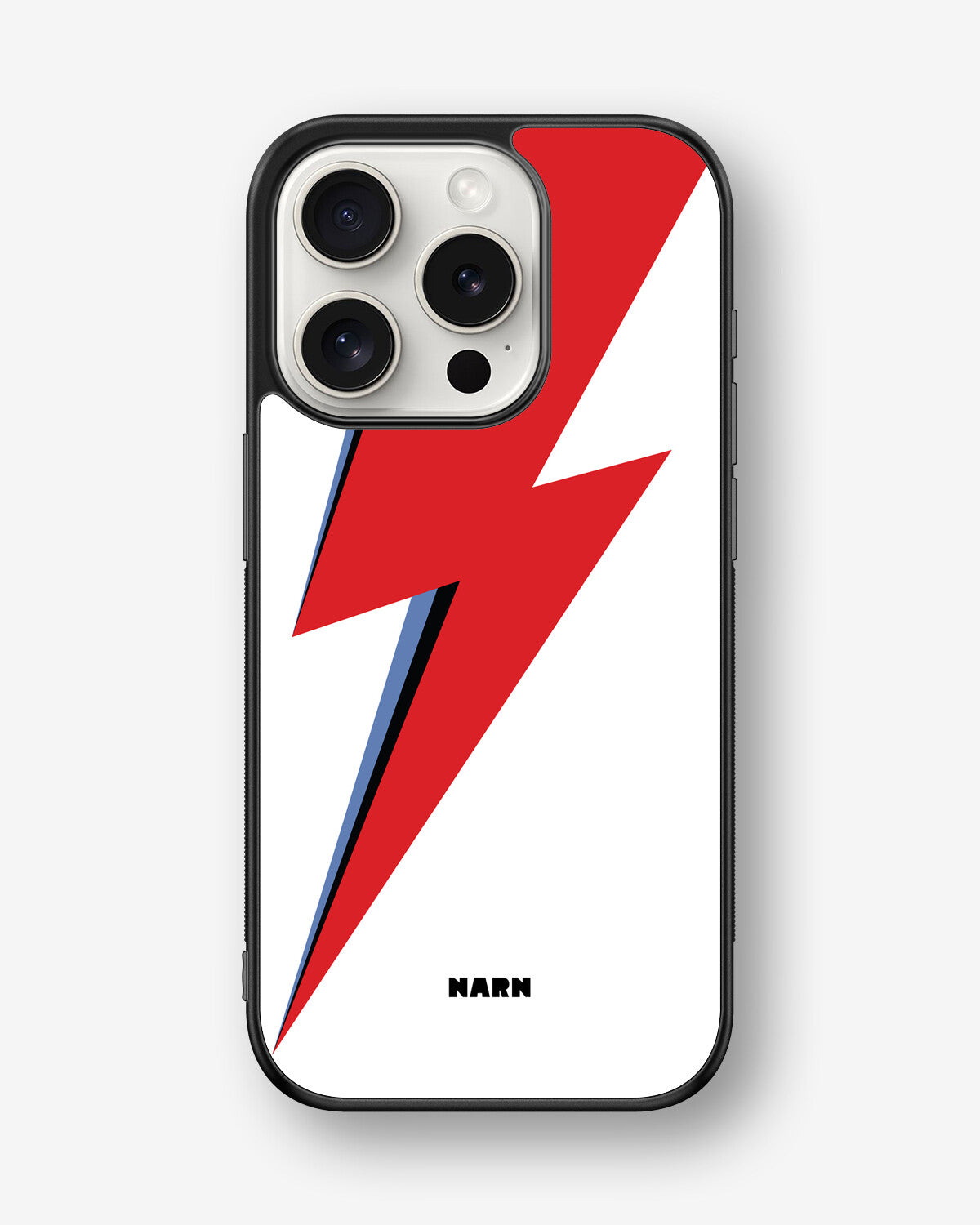 iPhone 15 Pro Hard Case – White Bowie  - View 1