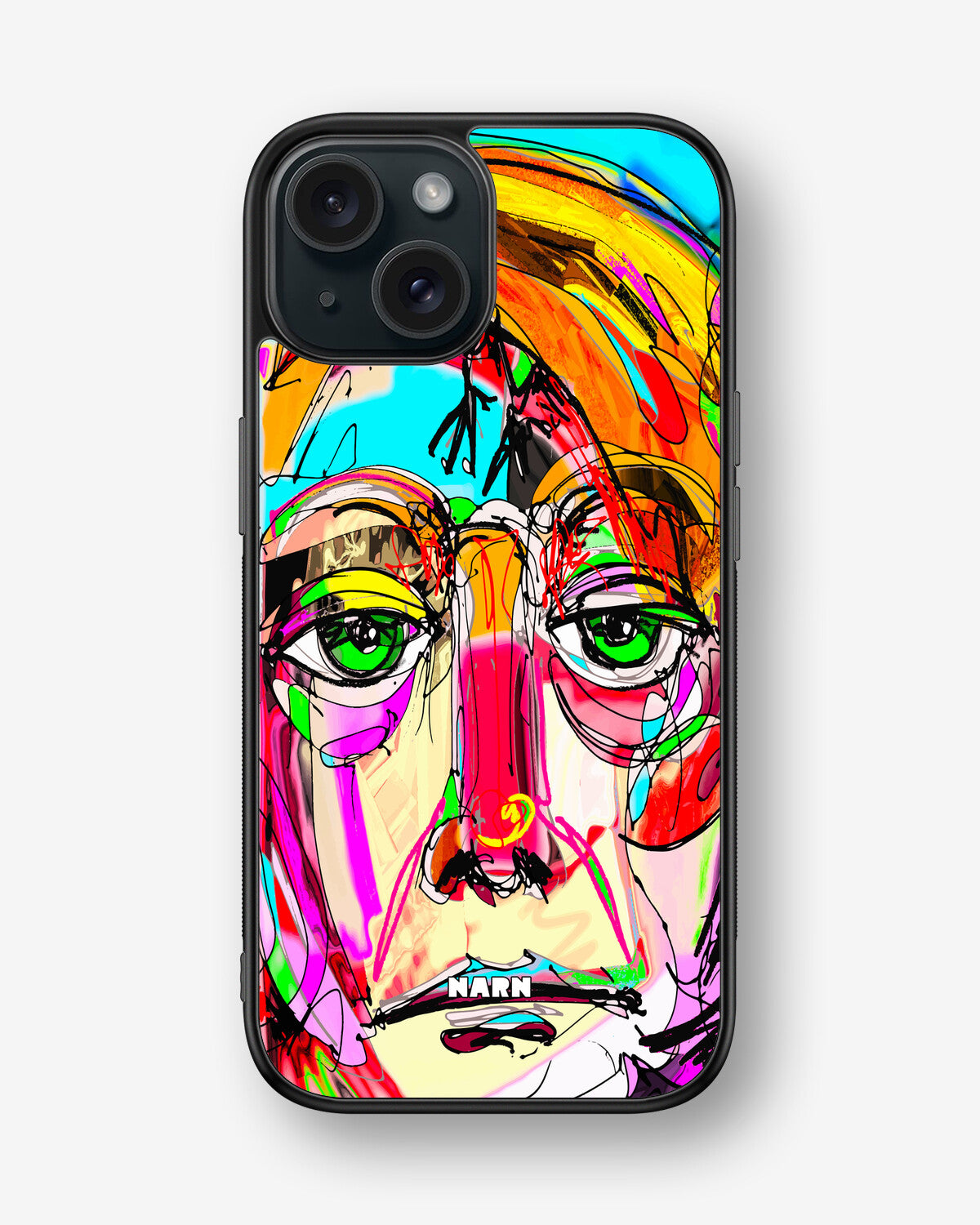 iPhone 15 Hard Case – Abstract Portrait - View 1