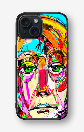 iPhone 15 Hard Case – Abstract Portrait - View 1