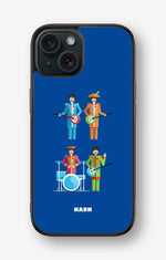 iPhone 15 Hard Case – Beatles Blue - View 1