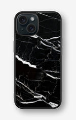 iPhone 15 Hard Case – Black Marble - View 1