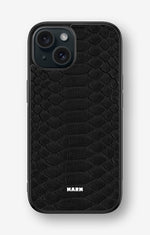 iPhone 15 Hard Case – Black Snake - View 1