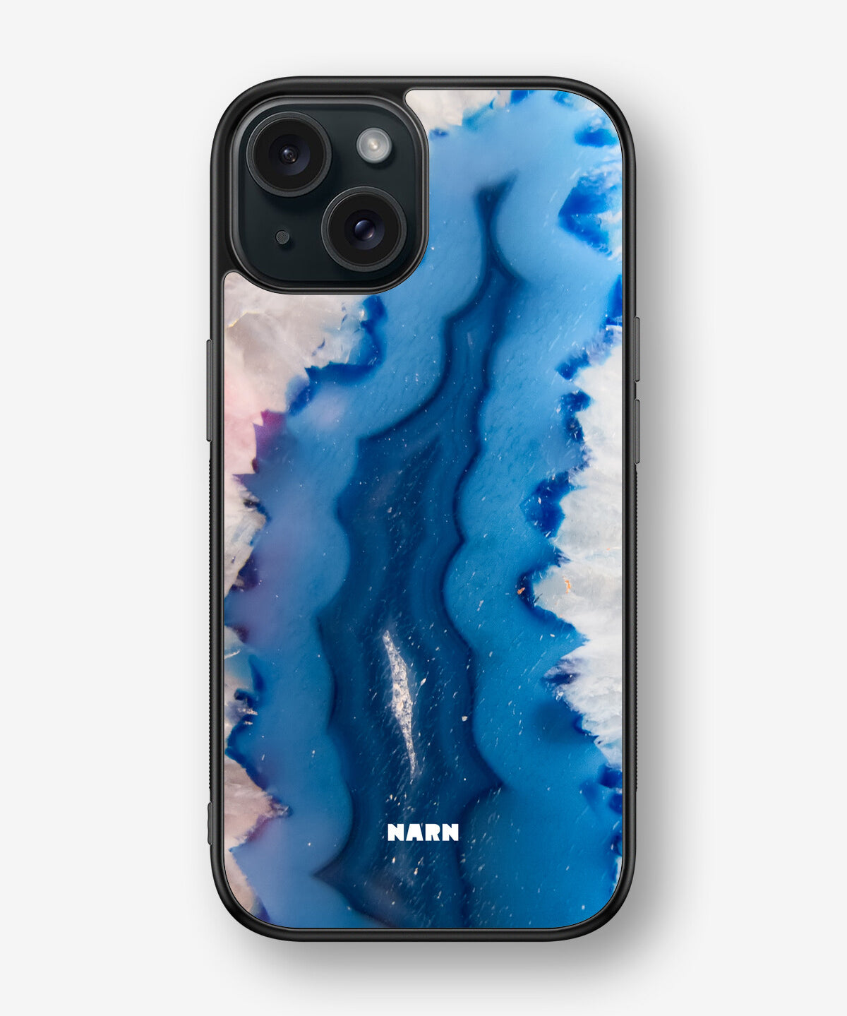 iPhone 15 Hard Case – Blue Agate - View 1