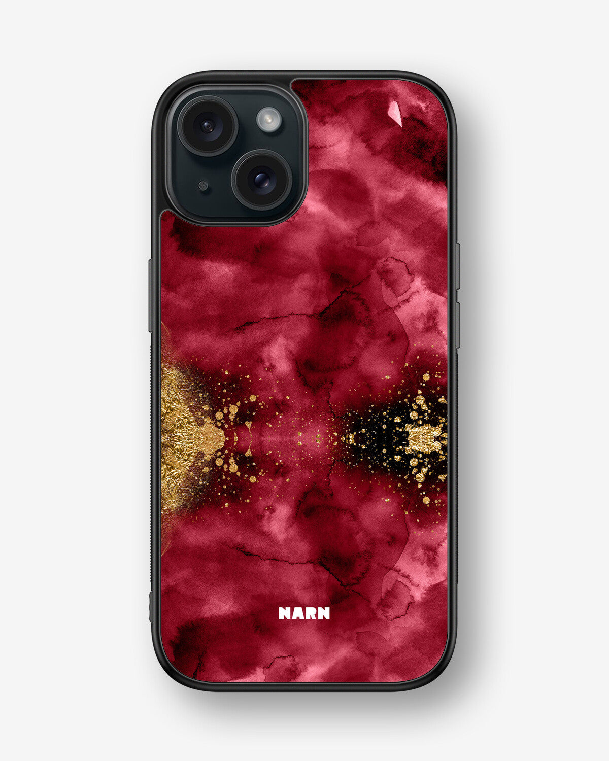 iPhone 15 Hard Case – Burgendy Shimmer - View 1