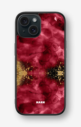 iPhone 15 Hard Case – Burgendy Shimmer - View 1