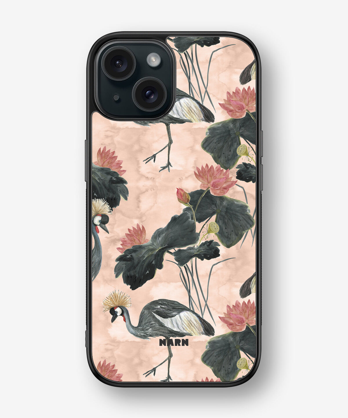 iPhone 15 Hard Case – Crowned Bird - View 1