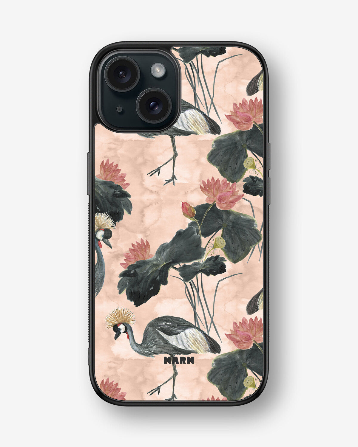 iPhone 15 Hard Case – Crowned Bird - View 1