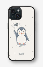 iPhone 15 Hard Case – Cute Penguin - View 1