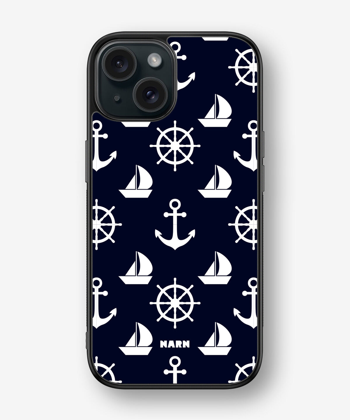 iPhone 15 Hard Case – Deep Blue Voyage - View 1