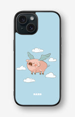iPhone 15 Hard Case – Dreamy Pig - View 1
