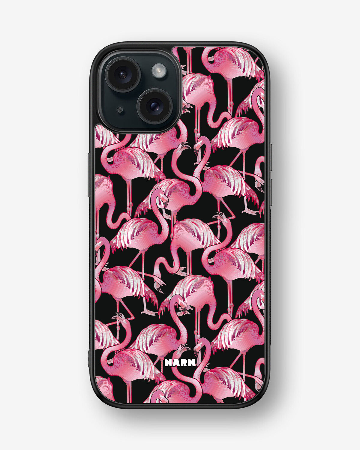 iPhone 15 Hard Case – Flamingos - View 1