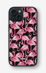 iPhone 15 Hard Case – Flamingos - View 1