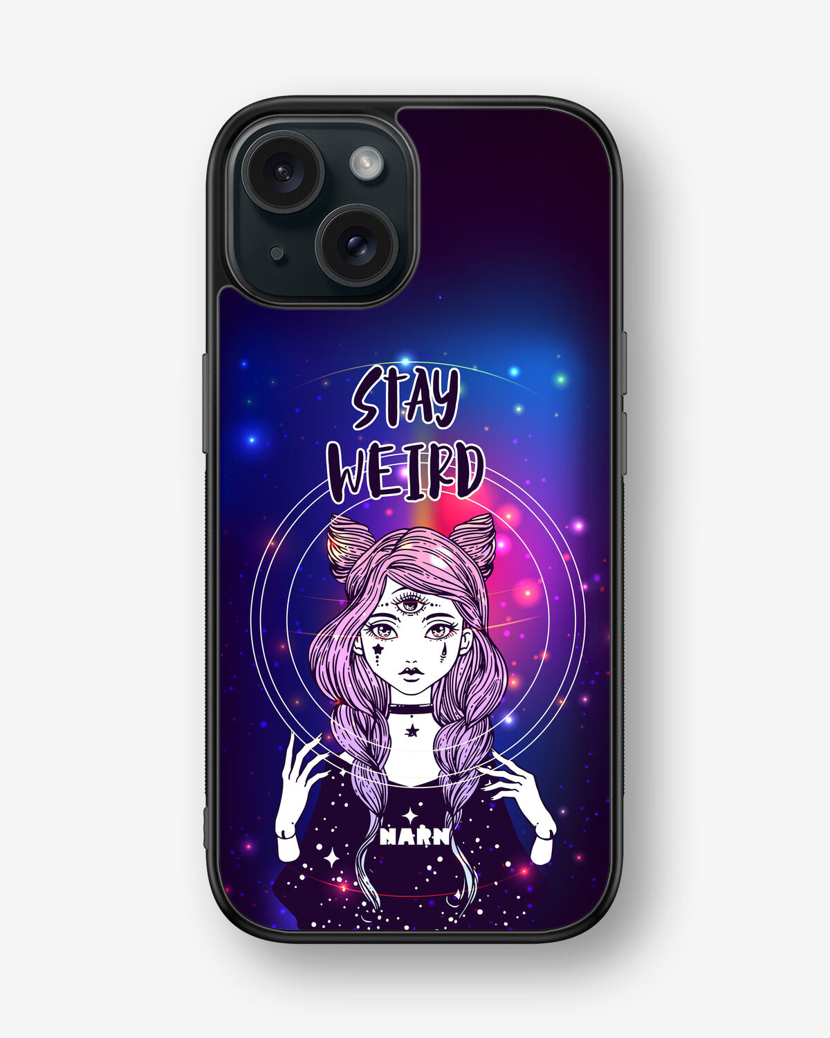 iPhone 15 Hard Case – Galactic Weird - View 1