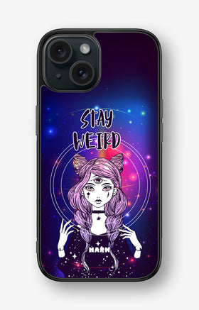 iPhone 15 Hard Case – Galactic Weird - View 1